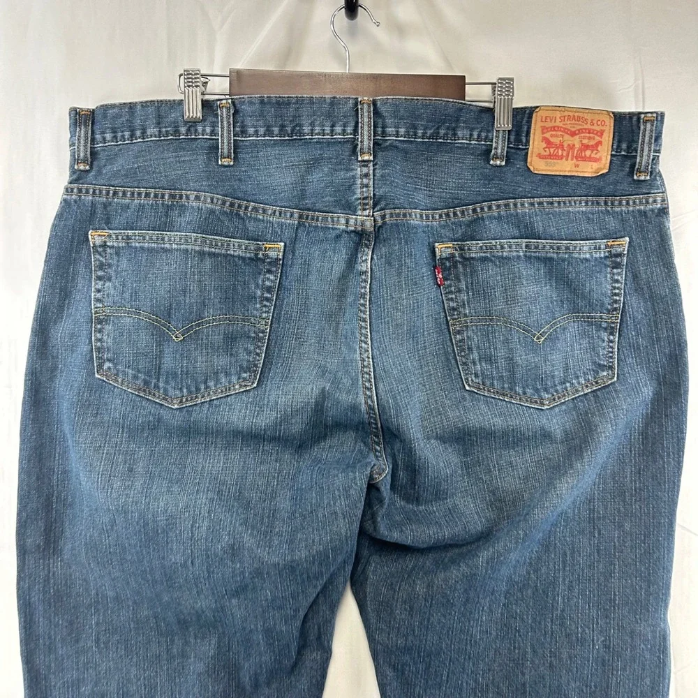 Levi's 559 Relaxed Straight Jeans Mens 48x30 Blue Medium Wash Denim 100% Cotton
